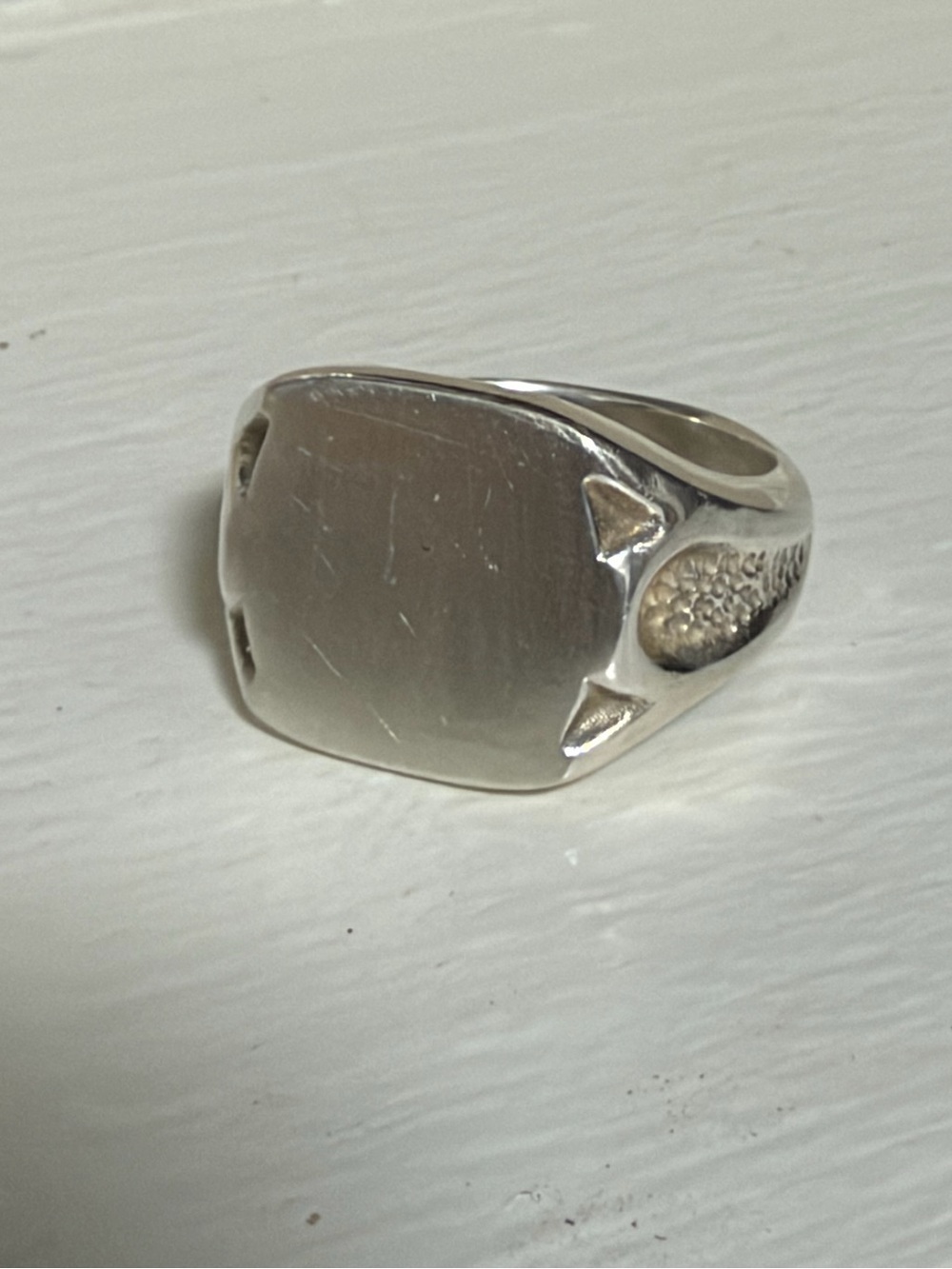 Silver Signet Ring
